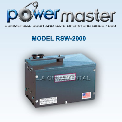PowerMaster RSW Swing Gate Opener Automatic Electric Gate Operator RSW